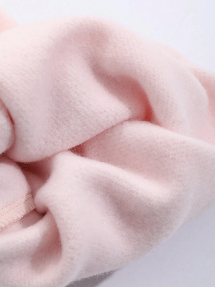 Women's Solid Color Hoodie & Pants 2 Pieces Sets, Pink, Autumn/Spring, Fall Women Clothes Lounge Sets For Women