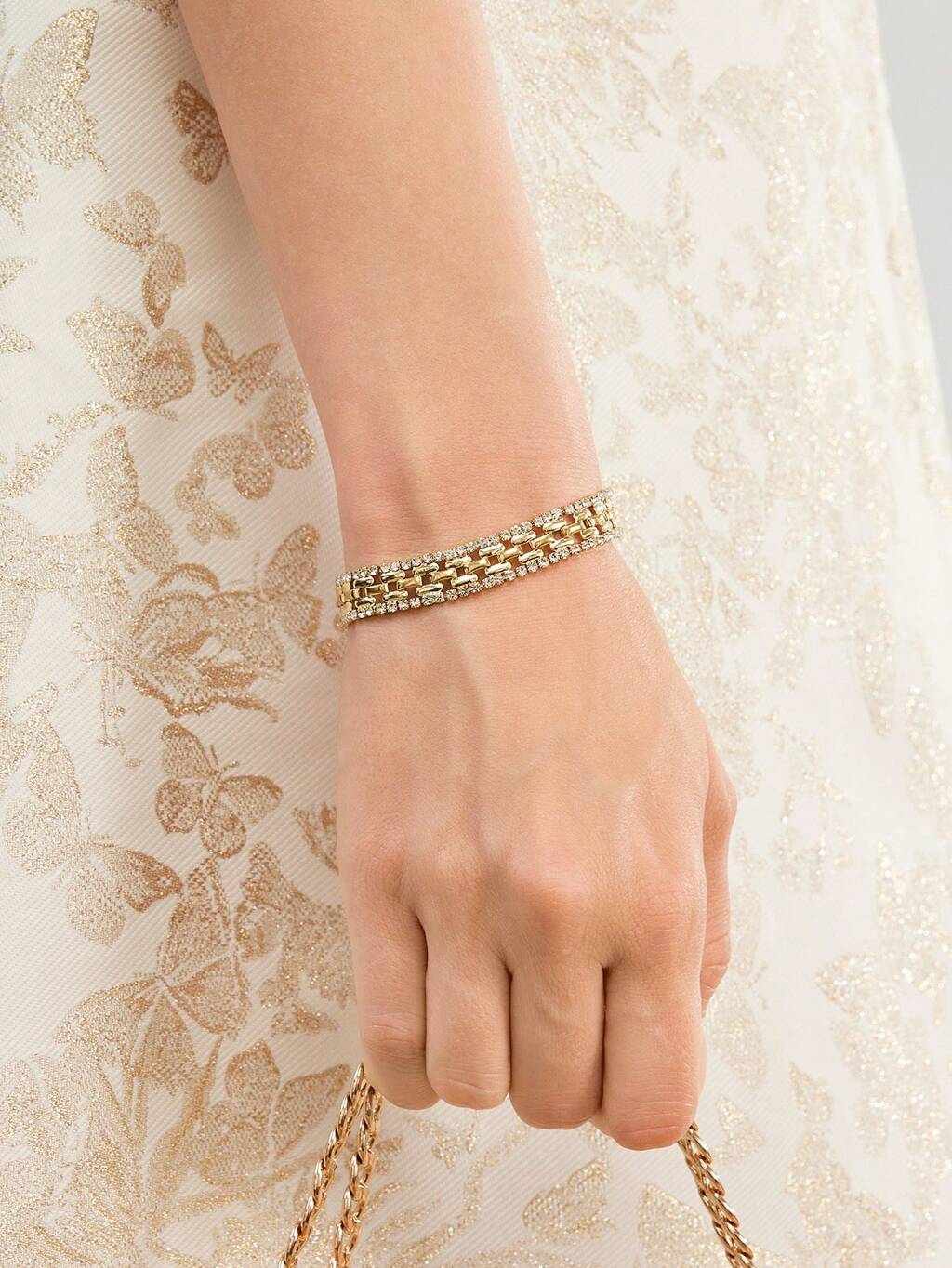 18K GOLD PLATED MICRO-INLAID ZIRCONIA BRACELET