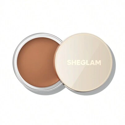 SHEGLAM Silk Haze Cream Bronzer-Caramel Contour Cream Non-Greasy Long Lasting Natural Bronzer Contouring Weightless Contour Brand Beauty Makeup Face Paint Cosmetic For Women Girls Perfect For Spring Summer Ideal For Y2K Fancy Fashion Suitable For Birthday Mother'S Day Gift Rave Party Ready Best Color
