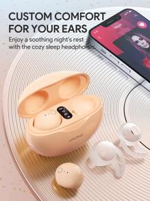 JMMO Wireless Earbuds,5.3 Dual Host Intelligent Noise Reduction For Calls,LED Power Display,Low Latency For Gaming And TV Series,HIFI Lossless Sound Quality,Compatible With Android And IOS - Beige - View 4