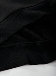 少女十字印花休闲卫衣，多种颜色可选，适合万圣节派对 - 彩色 - 查看 4