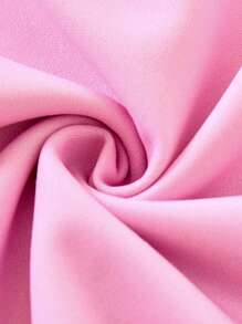 TOM & JERRY X SHEIN Tween Girl Cartoon Printed Pink Casual Loose Drop Shoulder Sweatshirt - Pink - View 5