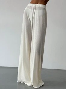 Aloruh 女士 2 件套舒适面料百搭宽松 T 恤和松紧腰裤秋季套装