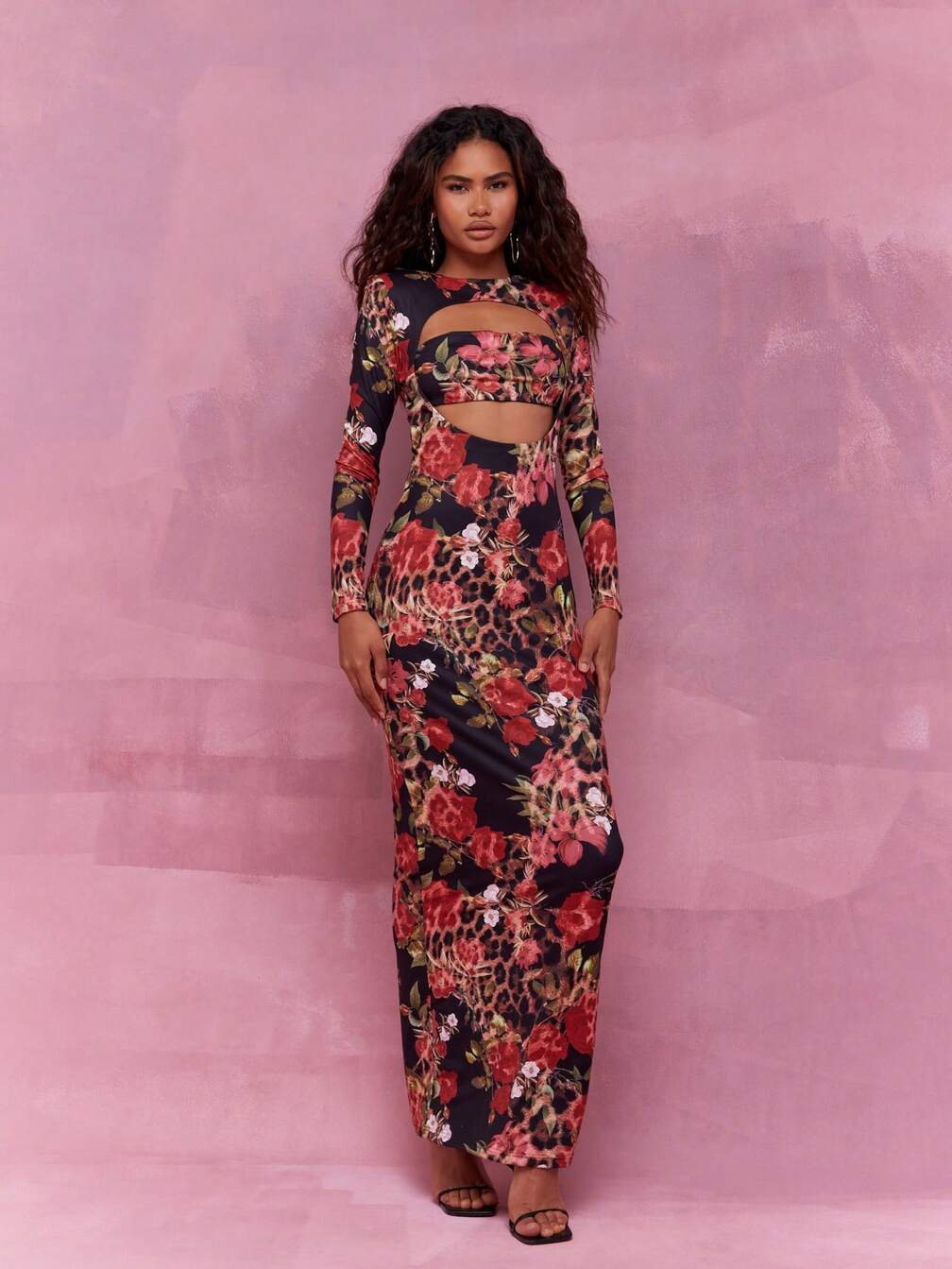 sparkle cut out dress Baldwin Sequin Maxi / Silver | MESHKI 24 Mini Dresses Givenchy - Women's Star Color:Dark pink worthy event