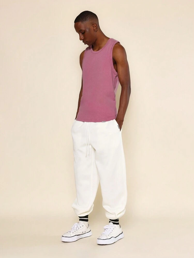Regular Fit Washed Essential Tank Top