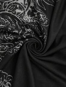 哥特式时尚休闲街头复古 Y2K 印花圆领长袖女式圆领 T 恤 - 彩色 - 查看 7