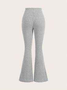 SHEIN Girlism Teen Girl 1 Get 2Free 3pcs/Set ,Solid Color Ribbed Flared Leggings