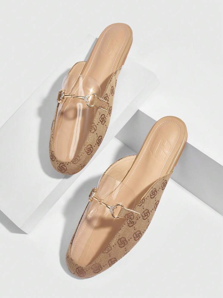 CUCCOO TILAWA CUCCOO Women Floral Pattern Fashionable Flat Shoes - Brown - View 5