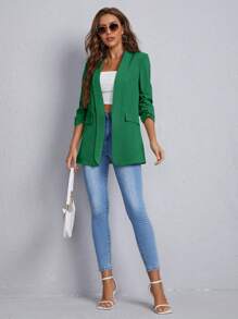 EURMUSE Blazer Feminino - Green - View 3