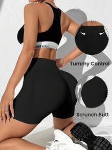 With My Calm Damen nahtlose einfarbige Sport Shorts, slim fit, geeignet für täglichen Tragkomfort Hotpants, Damen Schweißershorts, Fitnesshorts, Bikershorts