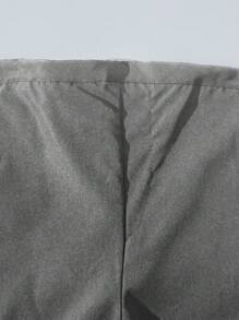 SHEIN Tween Boys Casual Cargo Multi-Pocket Woven Pants