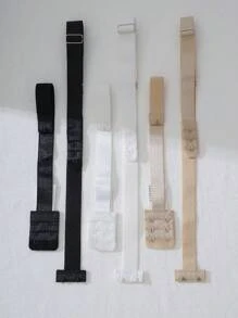 Bộ 6 dây áo ngực phụ kiện thân mật cỡ lớn cho nữ - Nhiều màu - Xem 5