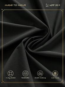 GLOWMODE X 哈利波特吸汗低腰腰带环霍格沃茨训练短裙，内置短裤，日常休闲款 - 黑色 - 查看 6