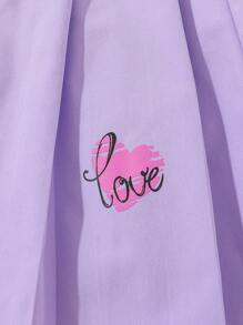 3 sztuki/zestaw dziewczęca plisowana spódnica w serduszka na letnią imprezę - Wielokolorowe - Zobacz 3