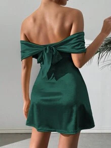Zolique Tube Strapless Sexy Prom Dress Mini Short Women Outfit