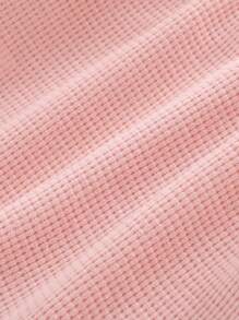 Cozy Pixies Áo len cardigan cổ tròn tay dài mềm mại đa năng cho bé gái - Hồng - Xem 6