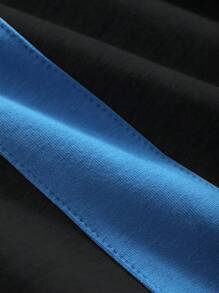 FRIFUL Women Casual Loose Fit Color Block Wide Leg Pants