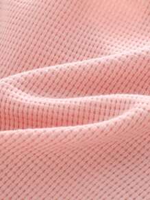 Cozy Pixies Áo len cardigan cổ tròn tay dài mềm mại đa năng cho bé gái - Hồng - Xem 4