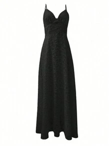 Vestido informal de unicolor sin mangas para mujer