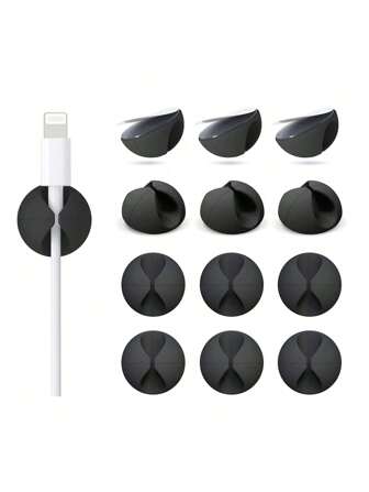10/20/50/100 Pack Kabelclips, Znben Snoer Organizer Houder Zelfklevende Kabelbeheer Oplader Draad Houder Clips Voor Bureau, Huis, Kantoor, Auto, Hokje, Nachtkastje
