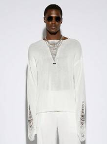 Manfinity ModaGents 1 pièce Pulls hommes style vintage oversized casual amusant, col en V, manches longues, vêtements d'automne, vêtements d'Halloween, style Y2K