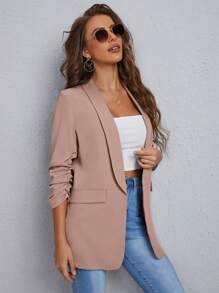 EURMUSE Blazer Feminino - Pink - View 4