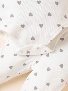 SHEIN Infant/Toddler Girls 2-24M Embroidered Gift Sets, Warm And Comfortable Casual Outfits For Autumn/Winter - Multicolor - View 6