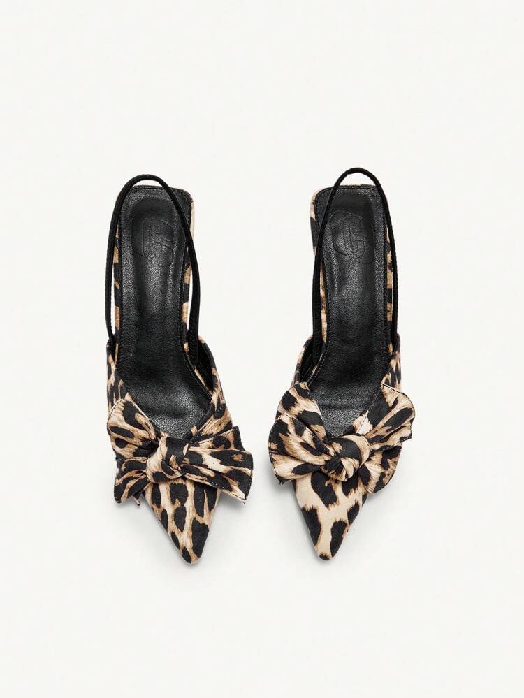 CUCCOO CHICEST Women's Pointed Toe Kitten Heel Stilettos, Leopard Print & Solid Colors, Ankle Strap, Elegant Daily Wear Heels, Suitable For Outdoor Shopping, Festivals, Parties, Summer, Summer, Fall, Winter, Pair With Satin Dresses Summer Shoes Summer Break Easter Prom Heels For Christmas Valentine's Day Elegant Shoes Wedding Shoes Summer Shoes Bride Shoes