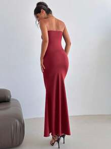 Firerie 女士镂空交叉前结舞会礼服