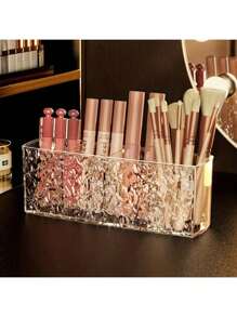 HMQ beauty Acrylic Makeup Organizer Box For Eyelash Extension Tools, Makeup Brushes, Lipstick, Eyebrow Pencil, Eyeshadow, Vanity Countertop Storage Bag, Room Decor, Bags, Makeup Bag, Vanity, Travel, Make Up Bag, Travel Essentials, Organizer, Storage, Travel Essential, Makeup Organizer, Makeup Bags, Toiletry Bag, Desk Organiser, Cosmetic Bag, Makeup Pouch, Make Up Organizer, Vanity Accessories, Make Up Pouch, Make Up Bags, Jewellery Box, Pouch, Makeup Brush Holder, Brush Holder, Perfume Organiser, Pouch Bag,Gifts For Women,Christmas Gifts,Gift Ideas For Women - Multicolor - View 5