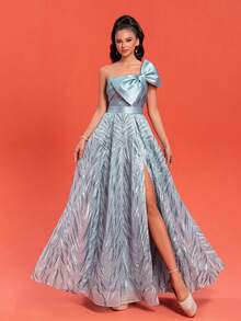 New Elegant & Stylish Luxury Cocktail Party Evening Dress Formal Prom Wedding Guest Gown, For Graduation, Dinner