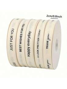 1 Roll, 40 Yards Premium Satin Ribbon, Rose Flower Patterned Ribbon Suitable For Baking, DIY Gift Wrapping, Weddings, Invitations, Bouquets, Home Decor, Party Decoration, Holiday Decoration