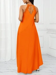 节日连衣裙 夏季女士连衣裙 休闲长款吊带连衣裙