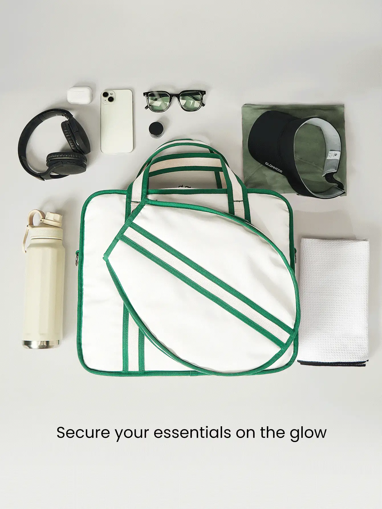 GLOWMODE 22L Champion 3-In-1 Detachable Tennis Tote Bag - White - View 3