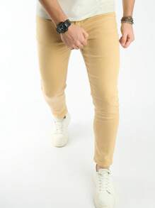 Manfinity Hypemode 大码男式口袋修身休闲牛仔裤