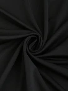 SHEIN Unity 夏季性感交叉吊带露背镂空连衣裙 - 黑色 - 查看 6