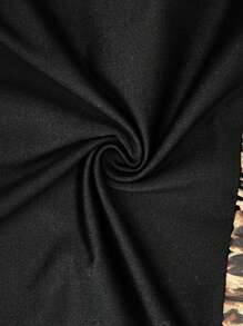 Slaydiva Váy bó sát mini không tay họa tiết da báo cỡ lớn dành cho nữ, màu đen, thanh lịch cho các buổi hẹn hò, tụ họp, tiệc tùng - Nhiều màu - Xem 7