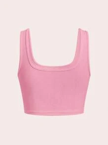 Calvaya Women's Solid Color Simple Daily Camisole