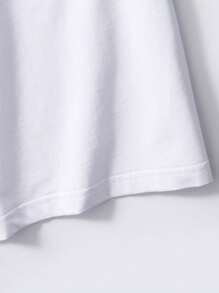 Manfinity EMRG Men's Cartoon Character Print Crew Neck Short Sleeve T-Shirt - White - View 5