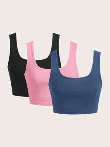 Calvaya Women's Solid Color Simple Daily Camisole