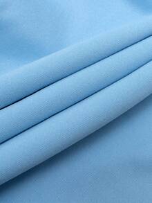 Manfinity Joysei Herren Drop-Shoulder Hoodie in Blau mit 3D-Buchstaben, weiter Schnitt und Raglanärmeln - Blau - Übersicht 4