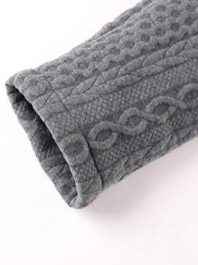 Manfinity Homme Giacca con cappuccio a tinta unita a maniche lunghe per uomo
