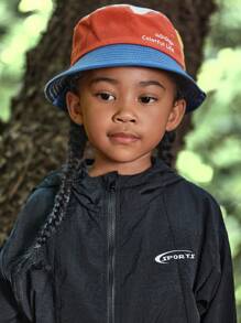 SHEIN Girls Outdoor Sports Hiking Camping Hiking Running Woven Jacket And Tight Pants Black Set - Black - View 3