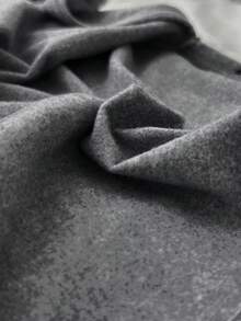 DAZY 女士纯色圆领长袖修身保暖上衣，秋冬 - 灰色 - 查看 10