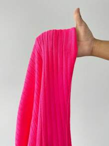 SHEIN Unity Versatile Loose Women's Cardigan - Hot Pink - View 8