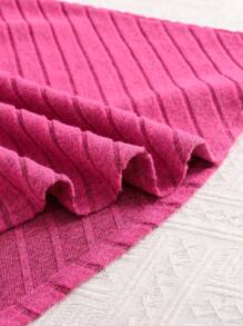 SHEIN Leap Crew 少女日常休闲针织抓绒荷叶边收腰修身连衣裙，适合秋季、冬季和初春穿着。