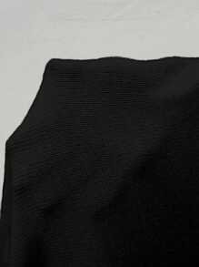 SHEIN Plus Size Women's Solid Color Long Sleeve Open Front Casual Maxi Black Sweater Cardigan For Autumn/Winter Fall Cloth For Women