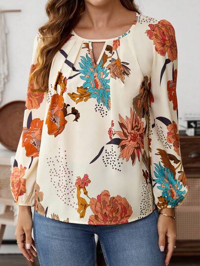 EMERY ROSE Going Out Tops Women Women's Shirt Party Women Dresses Tops With Sleeves God Shirts Airport Women Outfits Fall Blouses Fall Shirts Fall Women Outfits Fall Clothes Winter Women Outfits