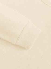 Flirla Plus Size Spirit Lead Me Sweatshirt - Apricot - View 3