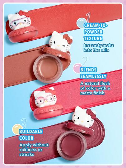SHEGLAM♡ハローキティコラボ クリームチーク Hello Kitty｜SHEGLAM コースタル チャーム クリーム ブラッシュ サン